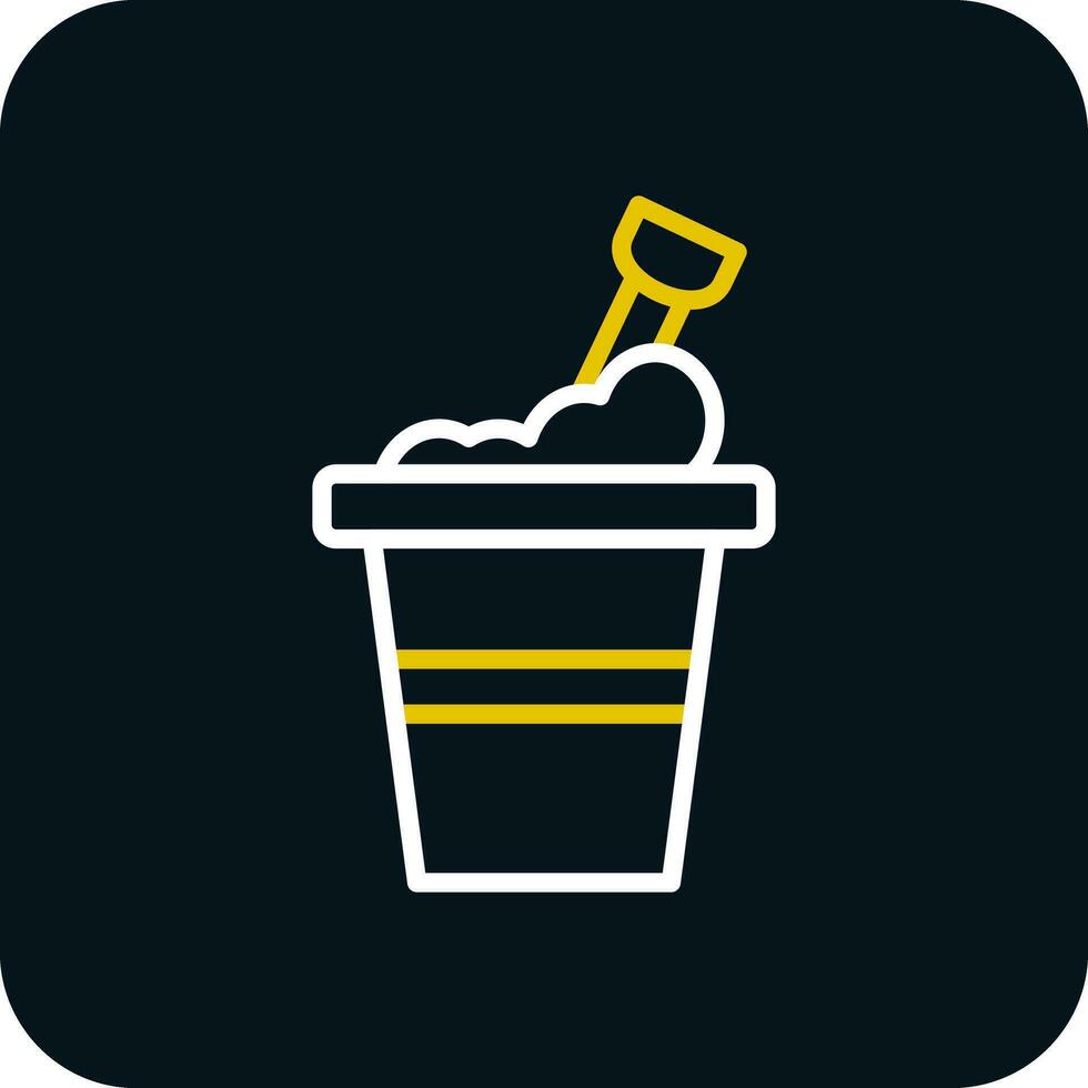 Bucket Vector Icon Design