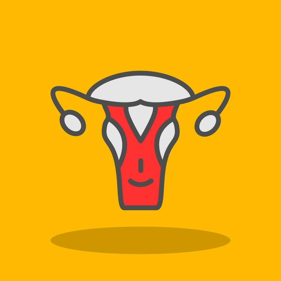 Uterus Vector Icon Design