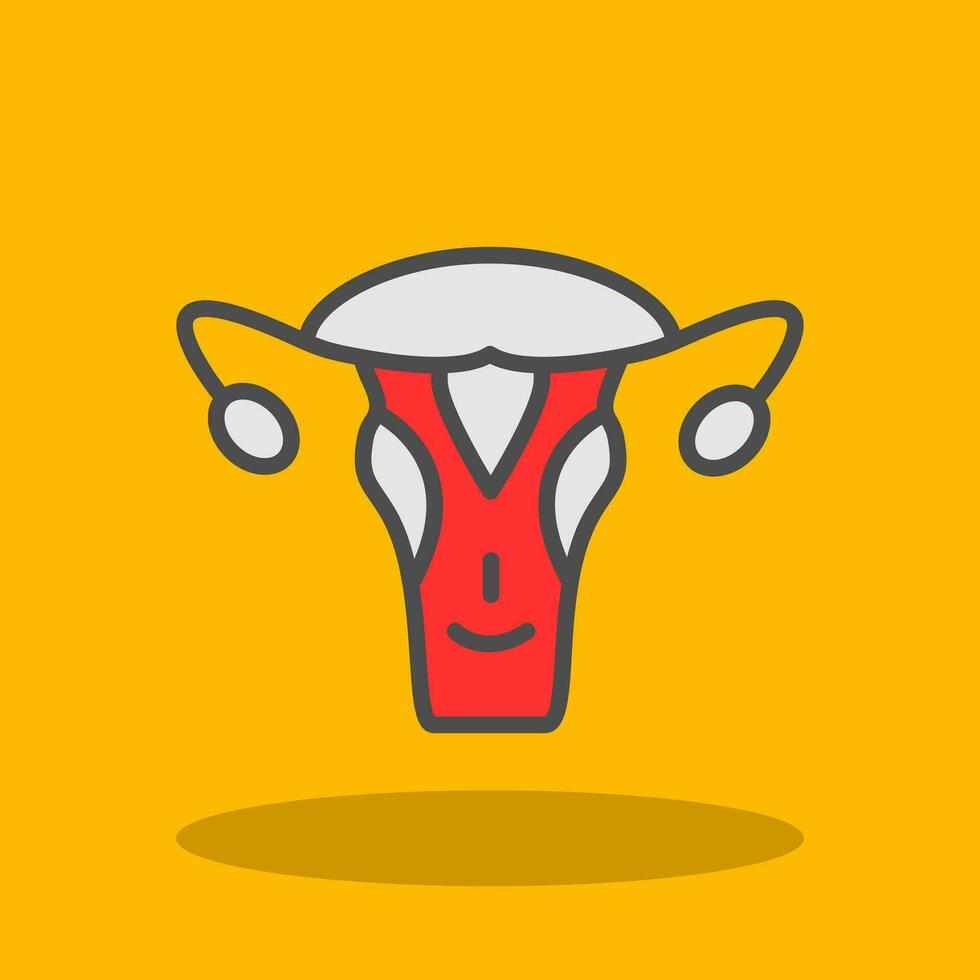 Uterus Vector Icon Design