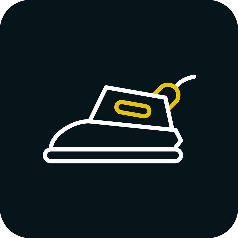 Electric iron Vector Icon Design