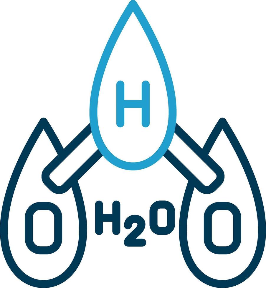 H2o Vector Icon Design