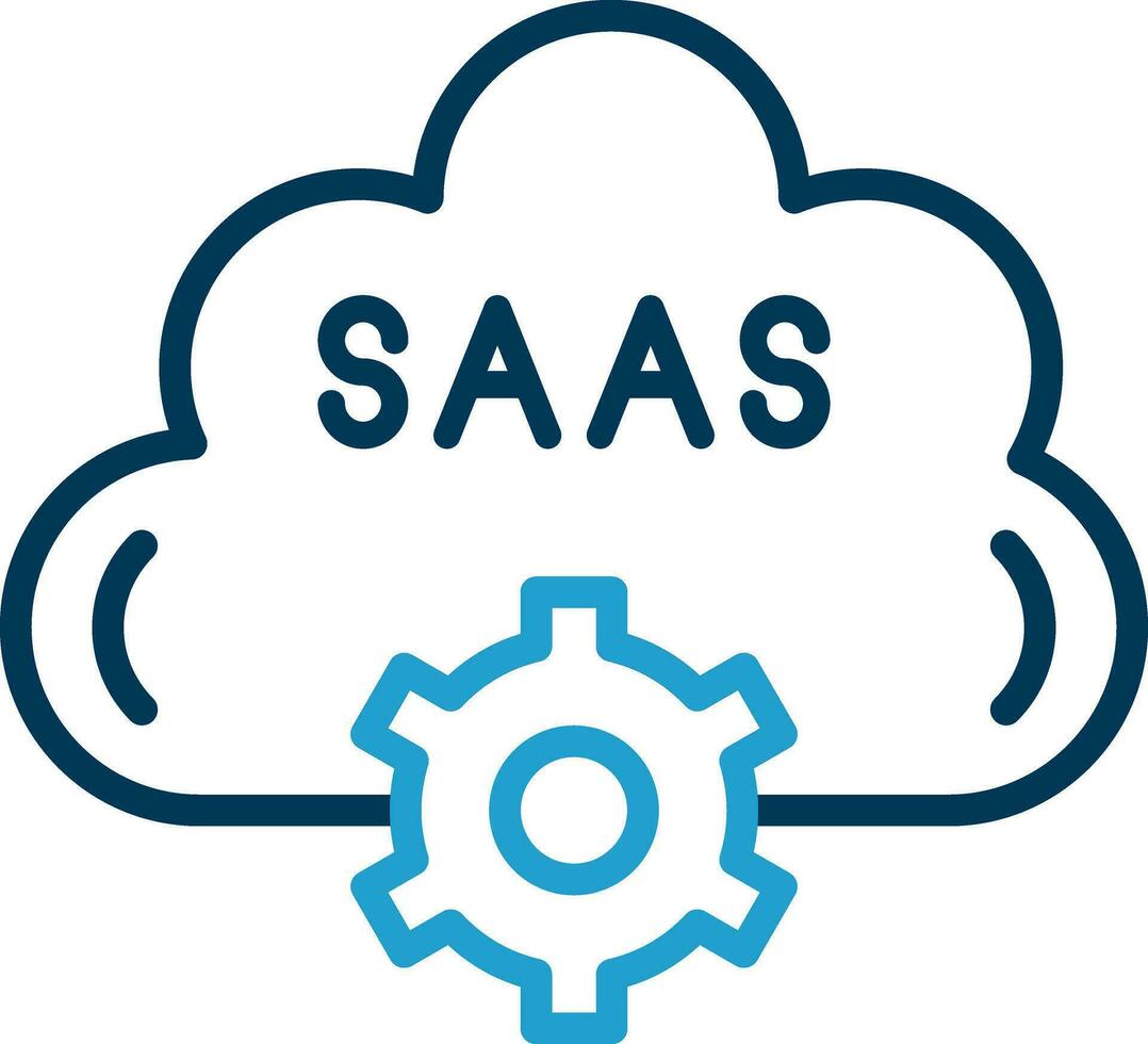 Saas Vector Icon Design