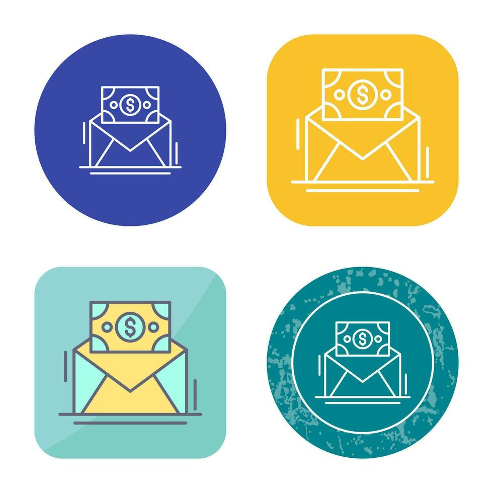 Mail Coin Vector Icon