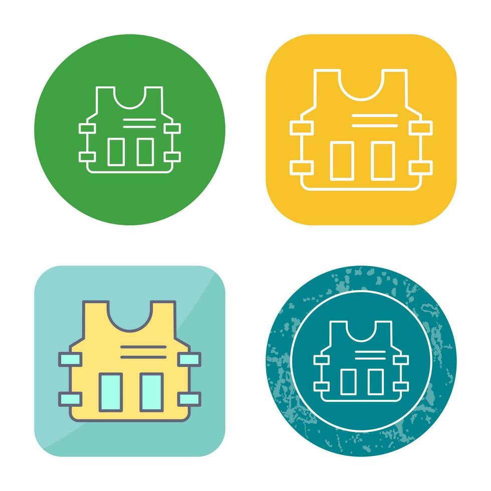 Police Vest Vector Icon