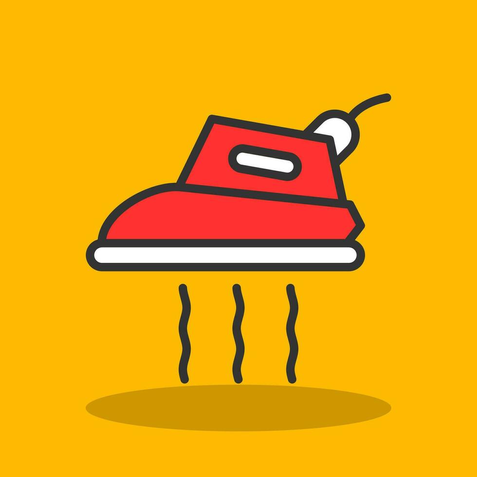 Hot iron Vector Icon Design
