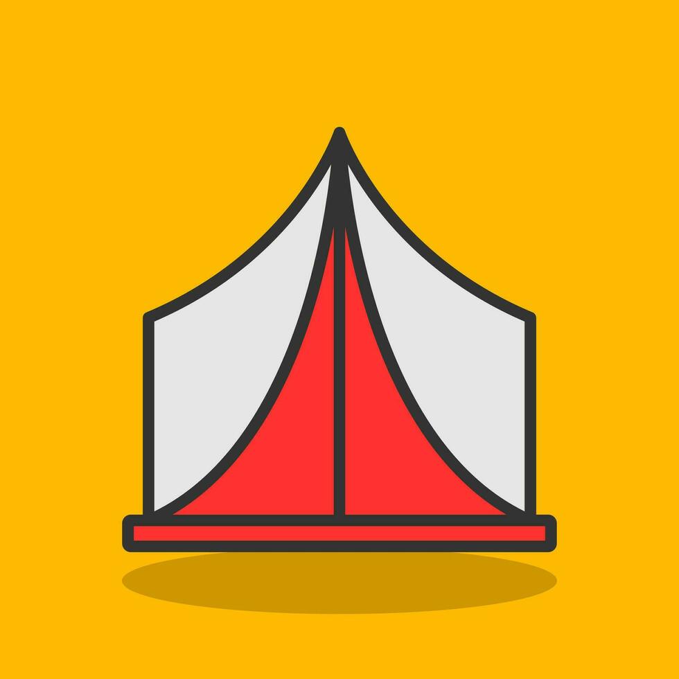 Tent Vector Icon Design