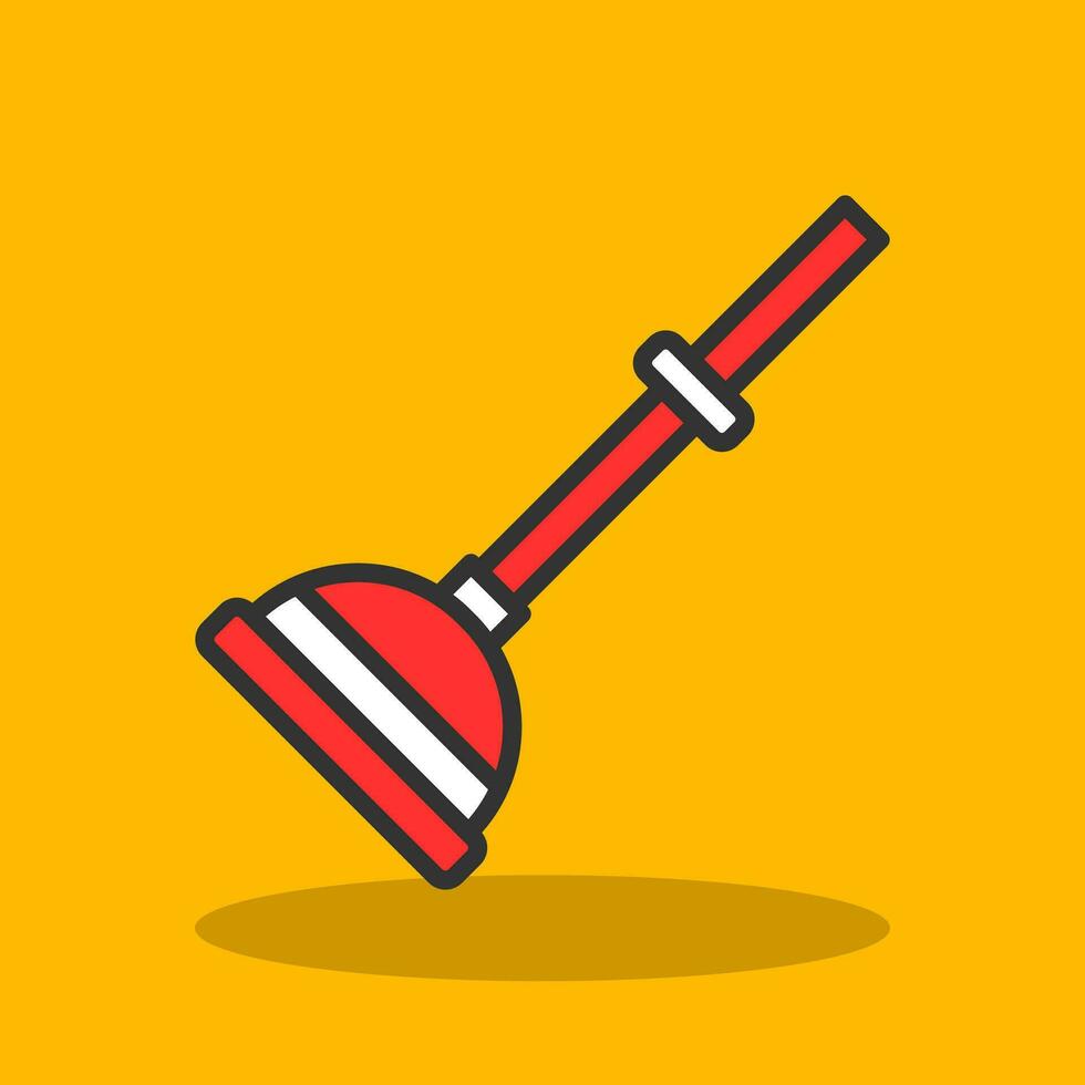 Plunger Vector Icon Design