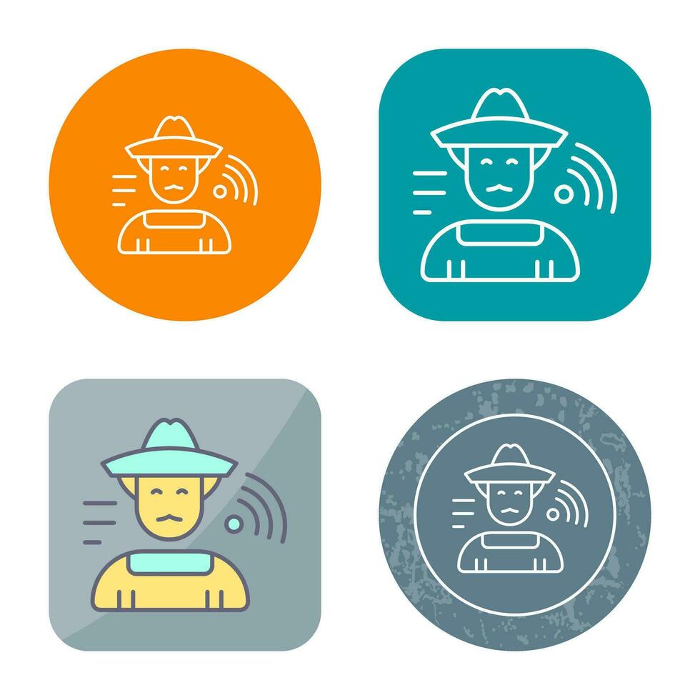 Farmer Vector Icon