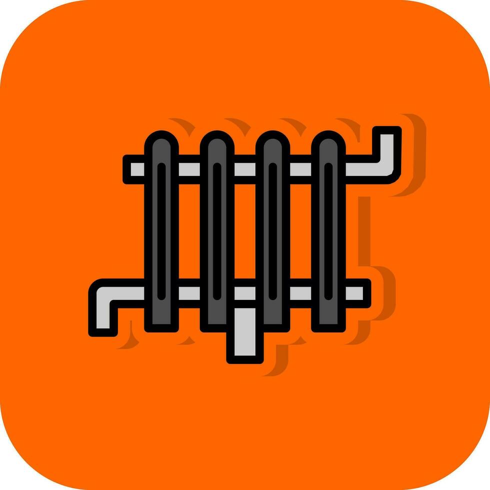 Radiator Vector Icon Design