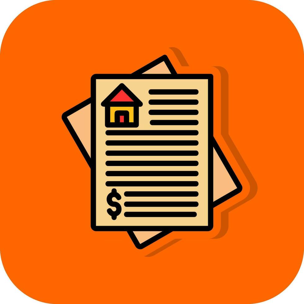 Mortgage Vector Icon Design