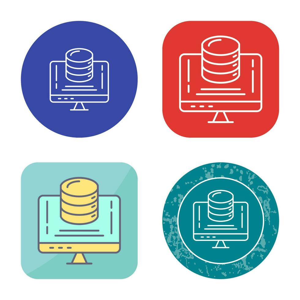 Data Storage Vector Icon