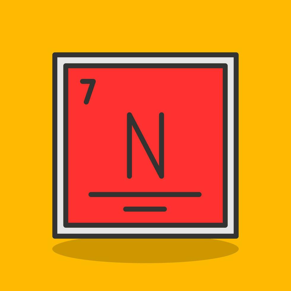 Nitrogen Vector Icon Design