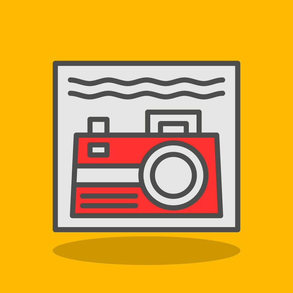 Underwater camera Vector Icon Design