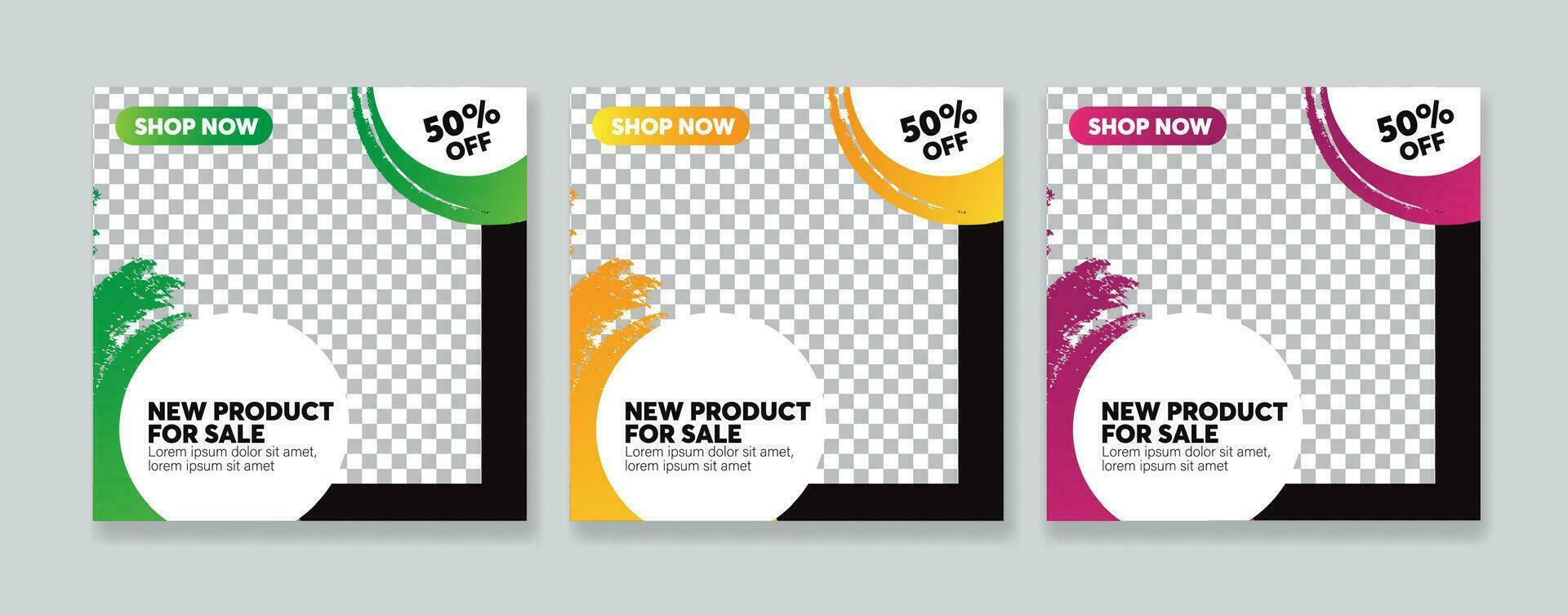 Digital business marketing banner for social media post template vector