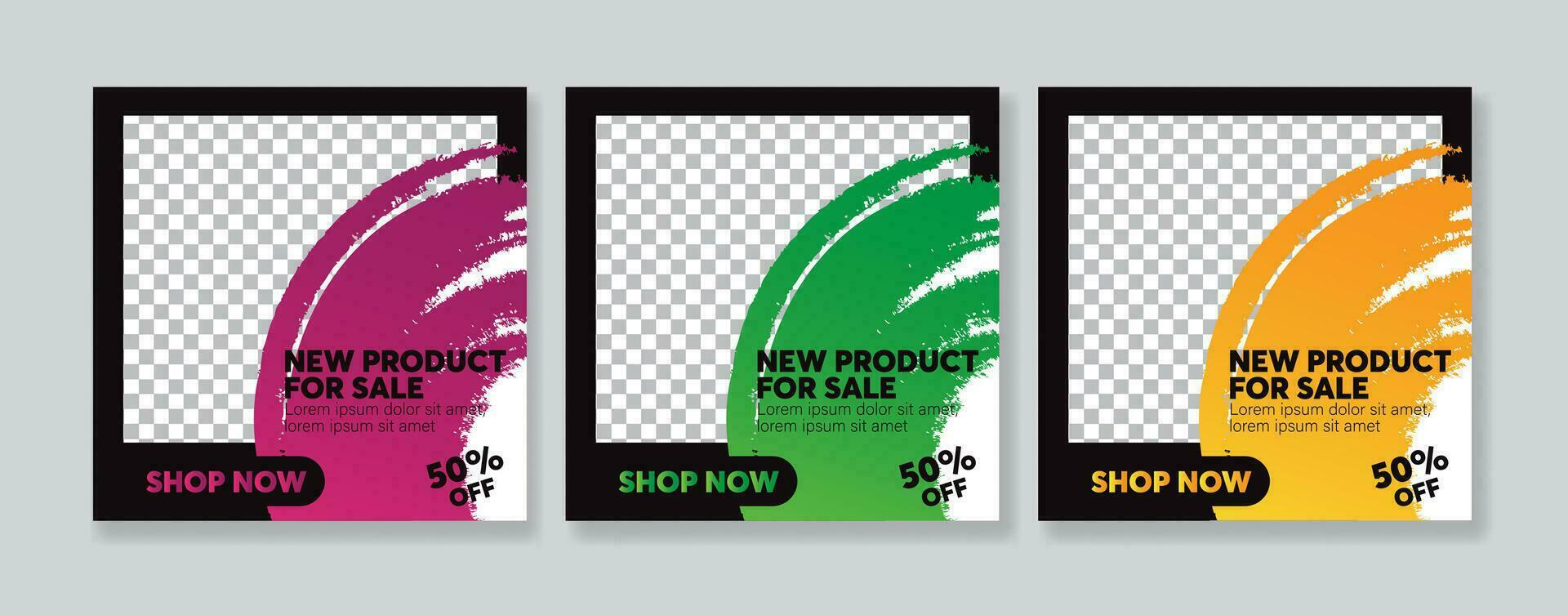 Digital business marketing banner for social media post template vector