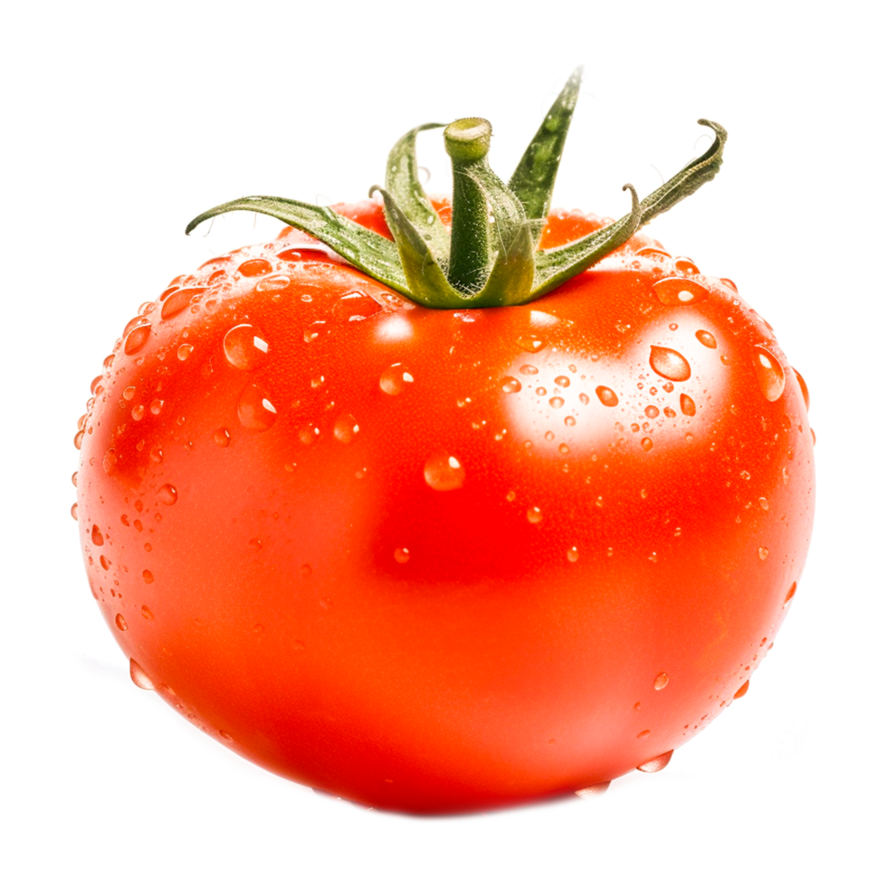 fermer de rouge tomate, prune tomate Cerise tomate Pizza légume tomate trancheuse génératif ai png