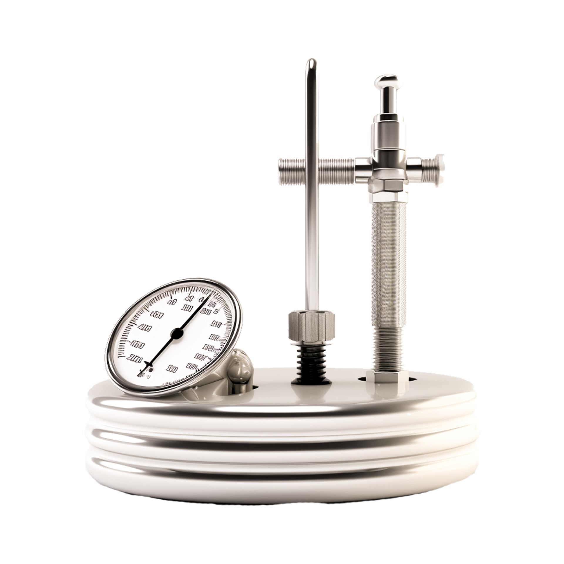 Pressure Gauge Manometer Isolated 25106996 PNG