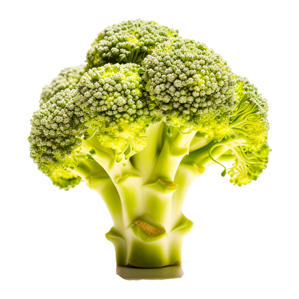 broccoli näring fakta märka vegetabiliska recept, generativ ai png