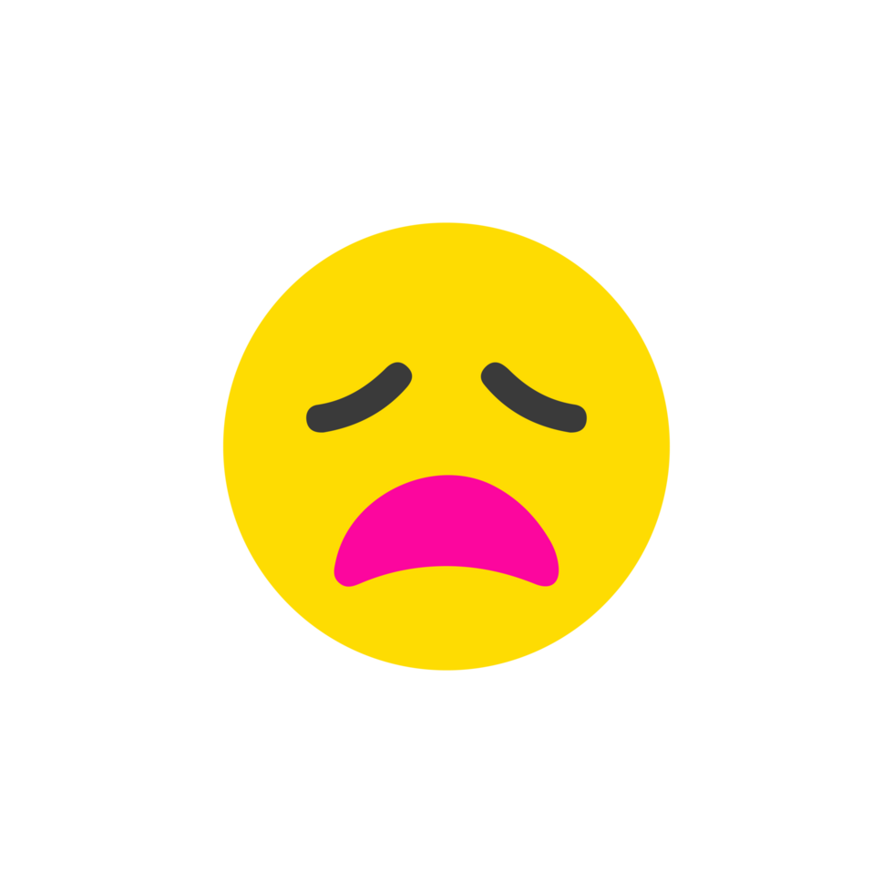 icono de cara triste png