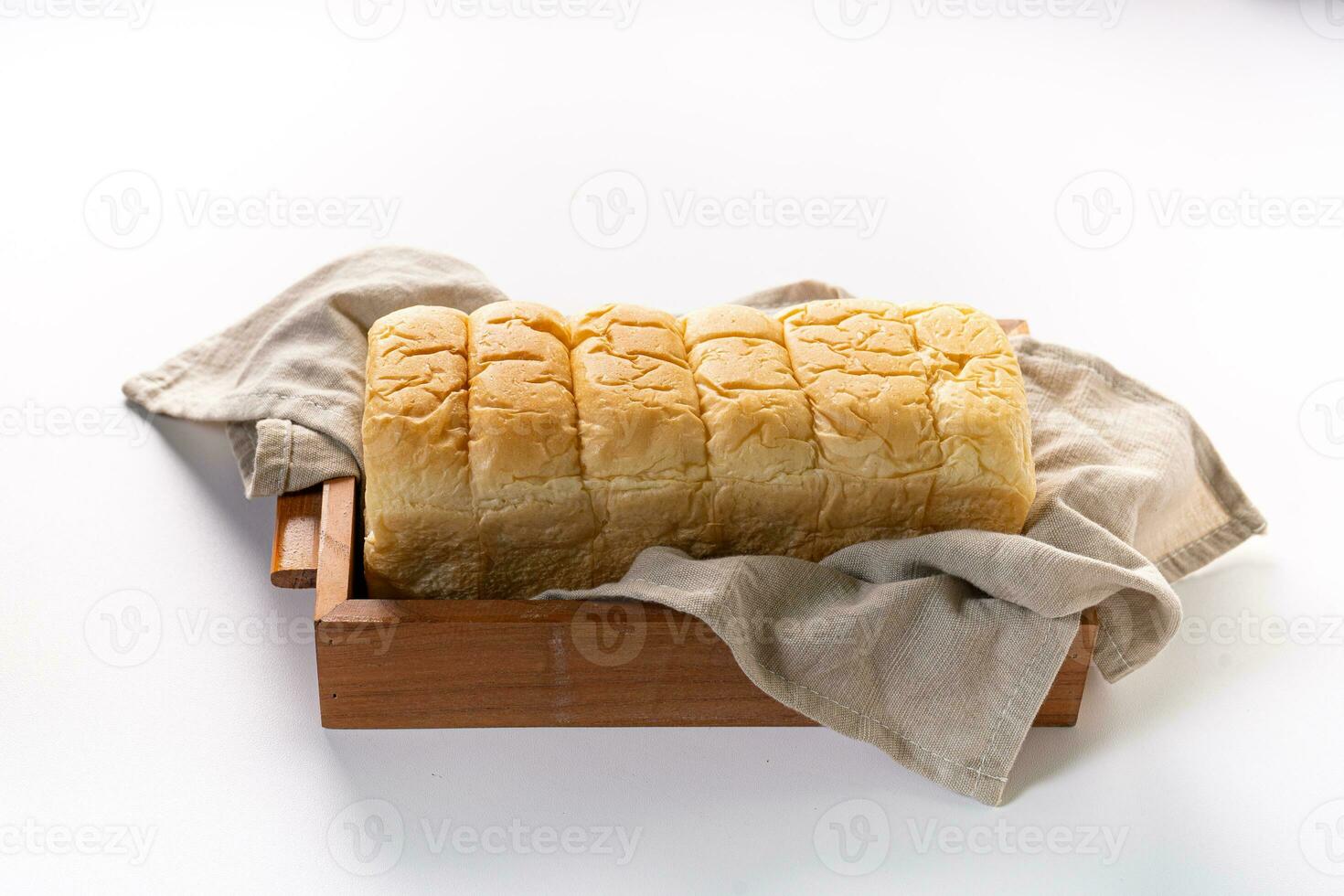 Fresh Baked brioche soft and fluffy bun white Bread or milk bread. isolated white background photo
