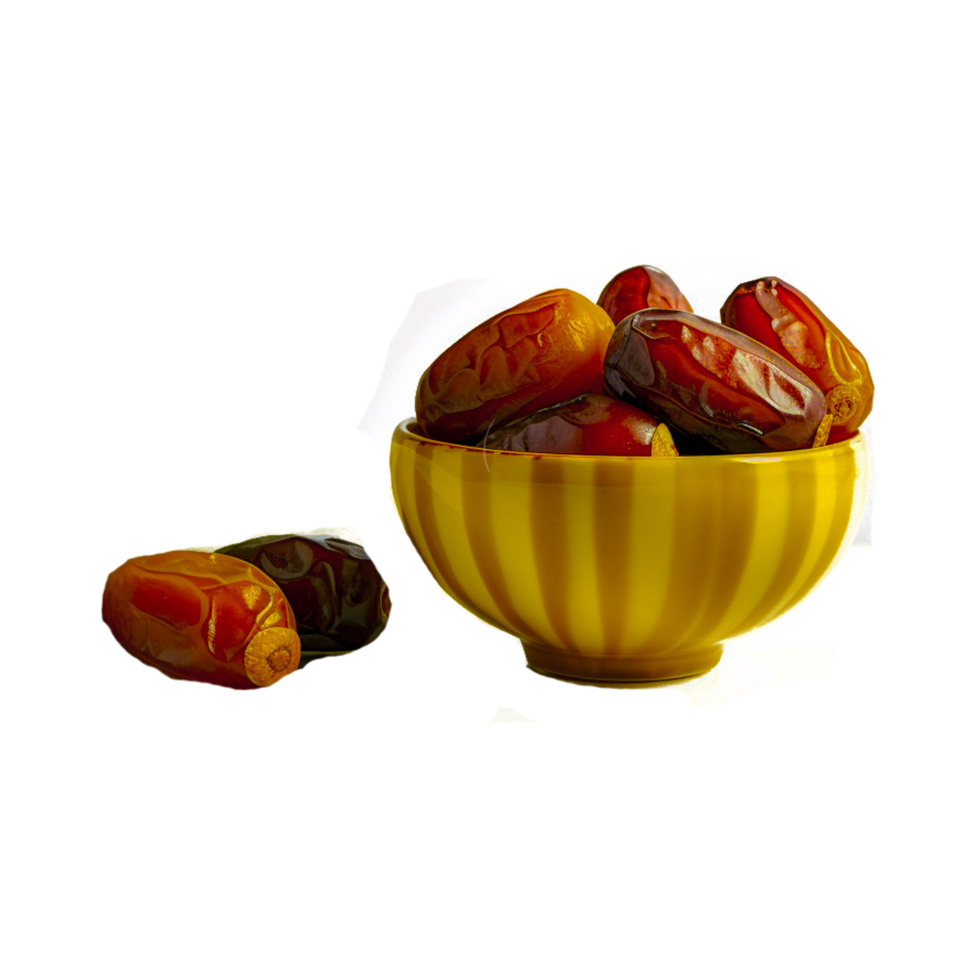 pho date palm dates calorie Generative Ai png