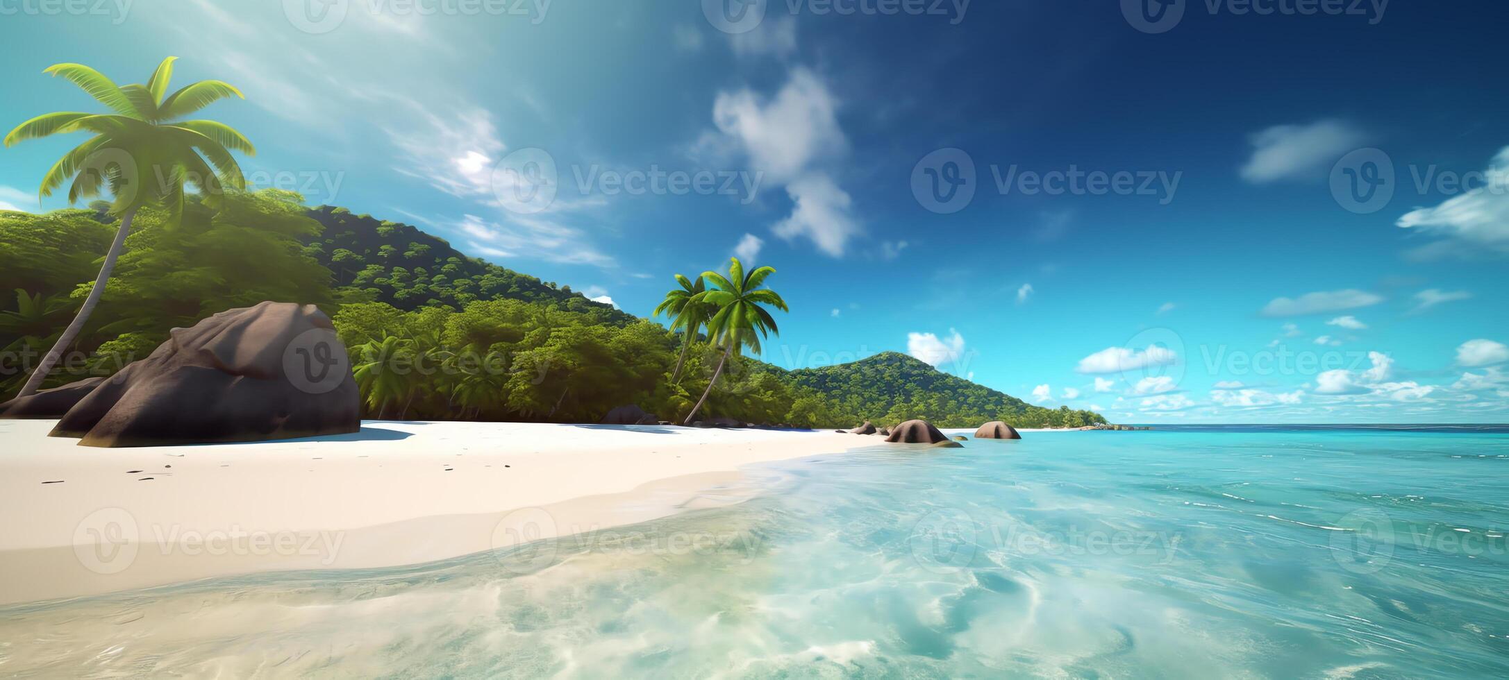 paradise beach aesthetic photo