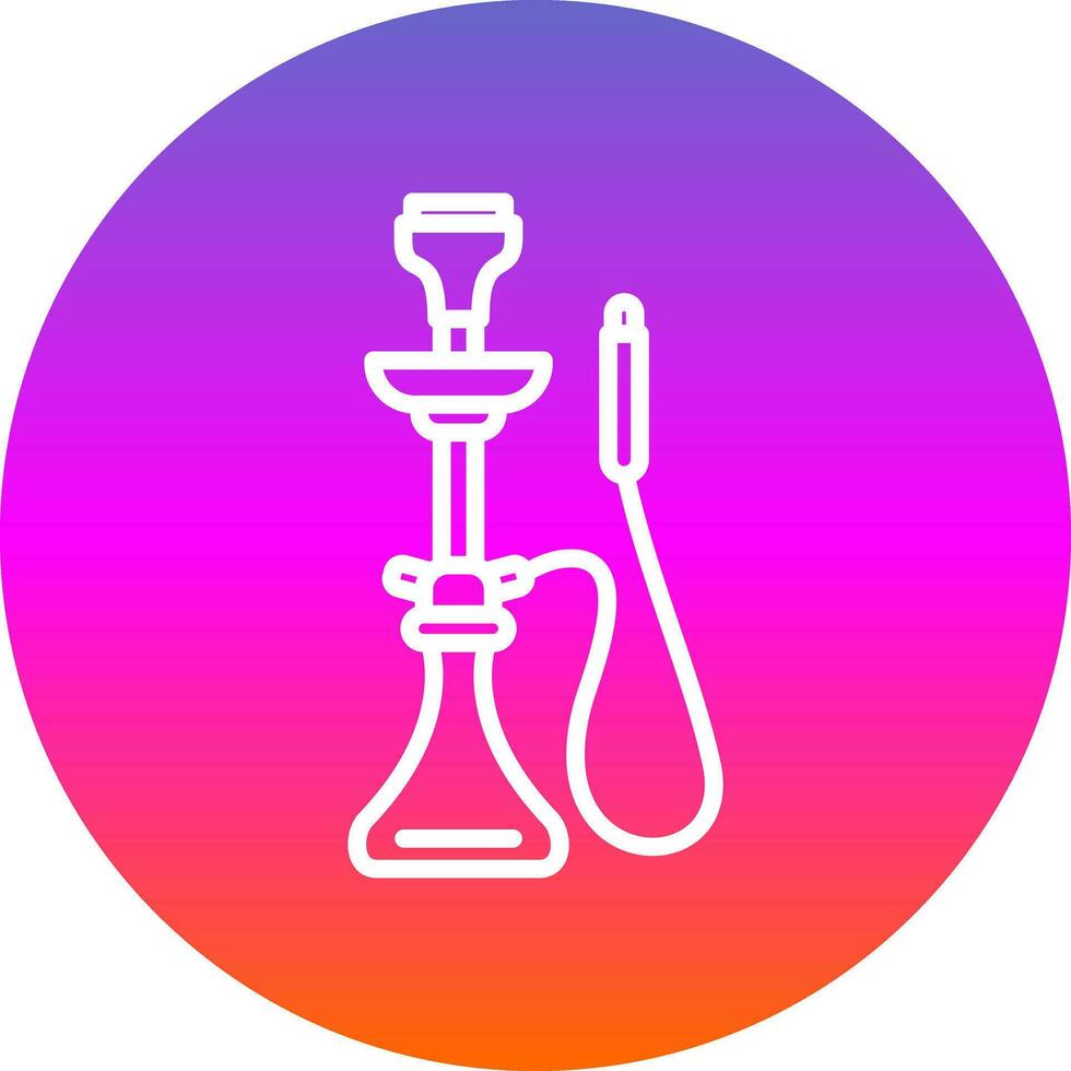 Hookah Vector Icon Design