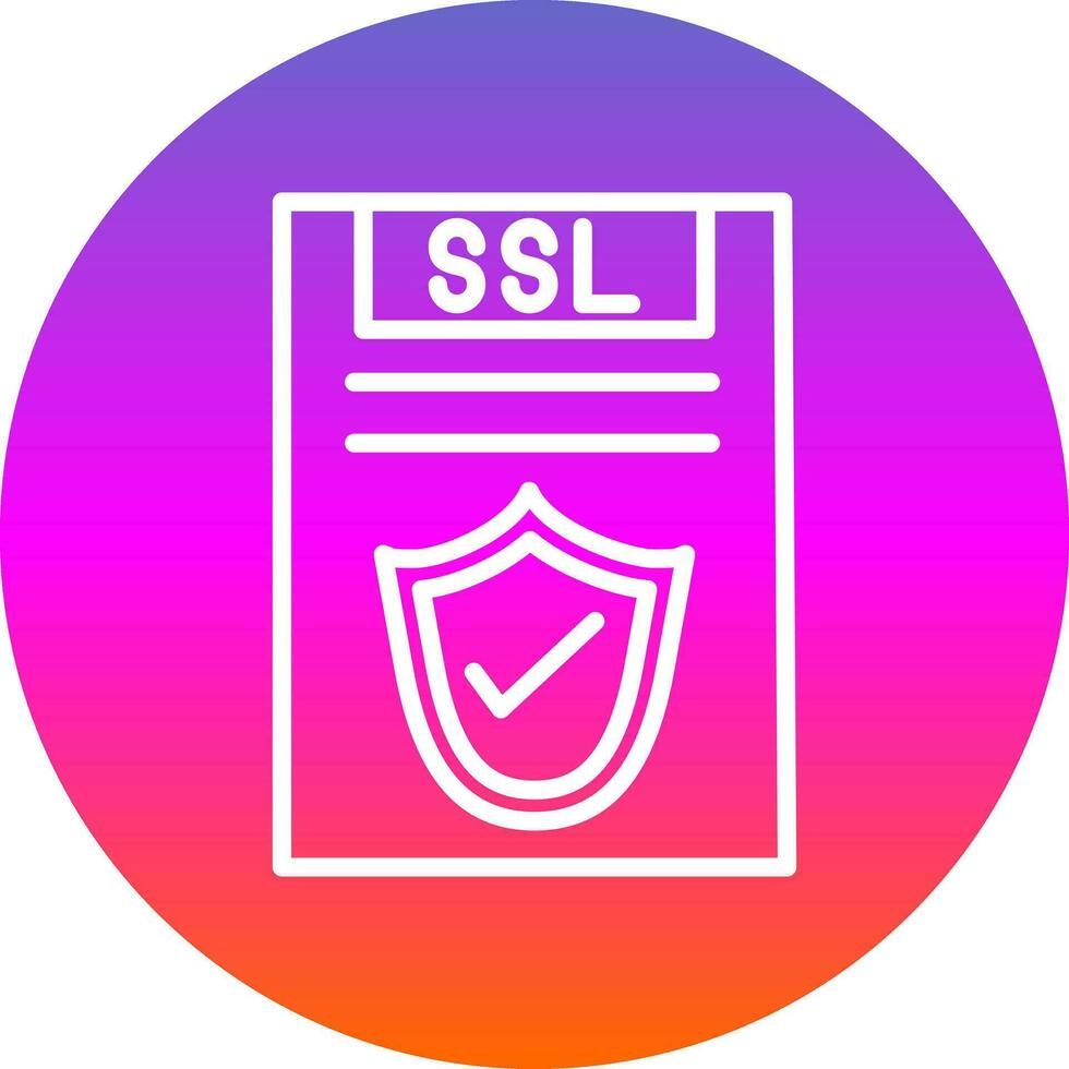 ssl vector icono diseño