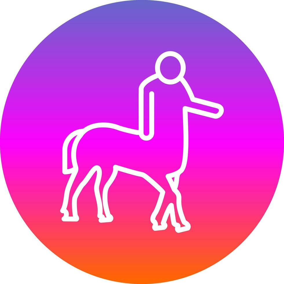 Centaur Vector Icon Design
