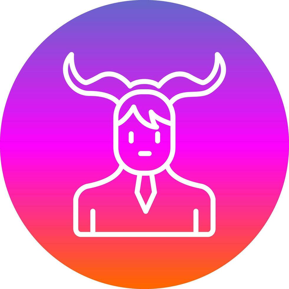 Satyr Vector Icon Design