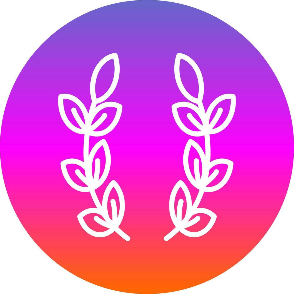 Laurel Vector Icon Design