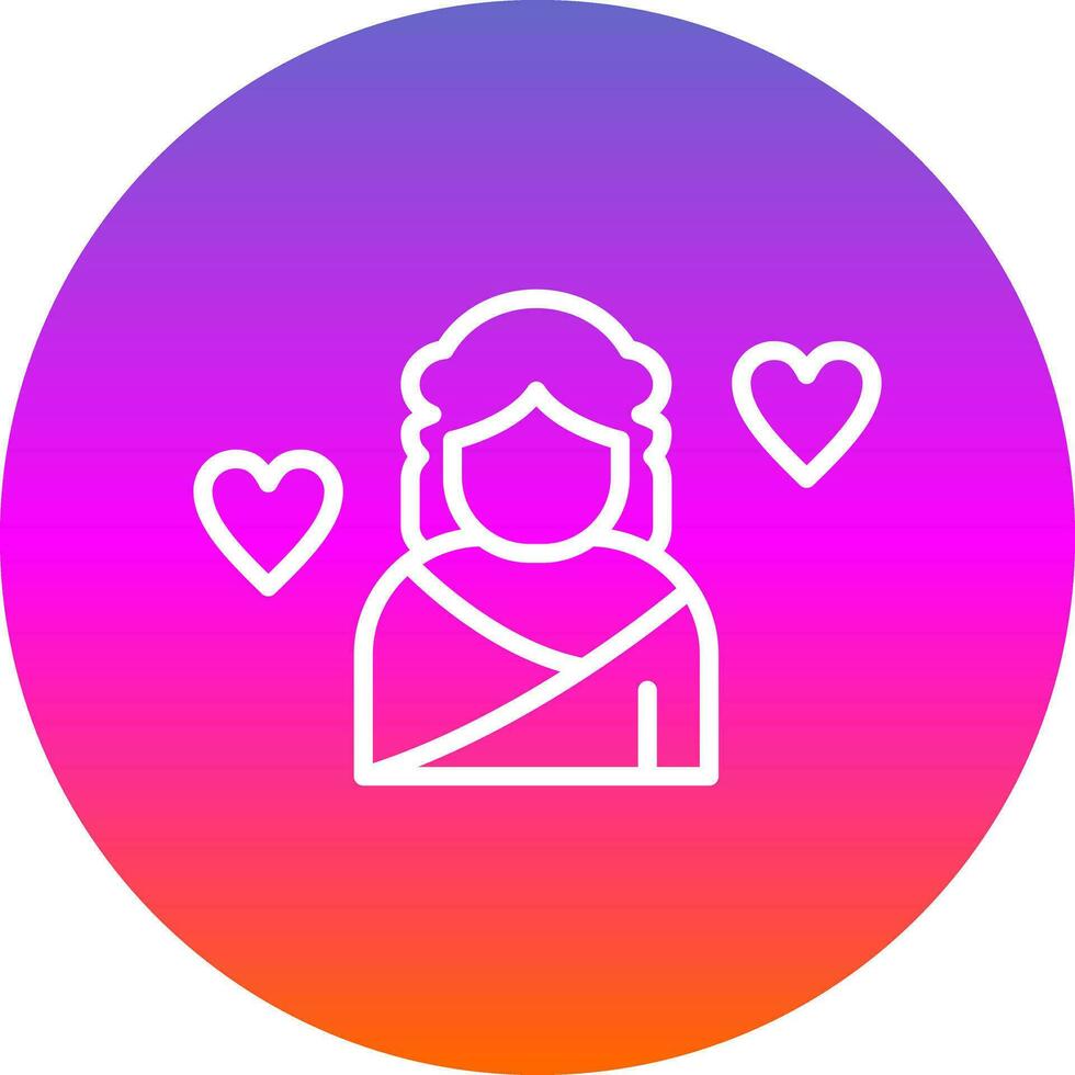 Aphrodite Vector Icon Design