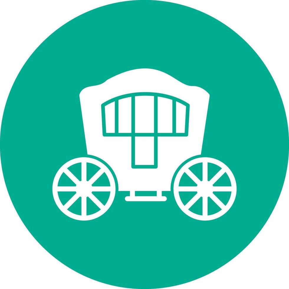Carriage Vector Icon Design