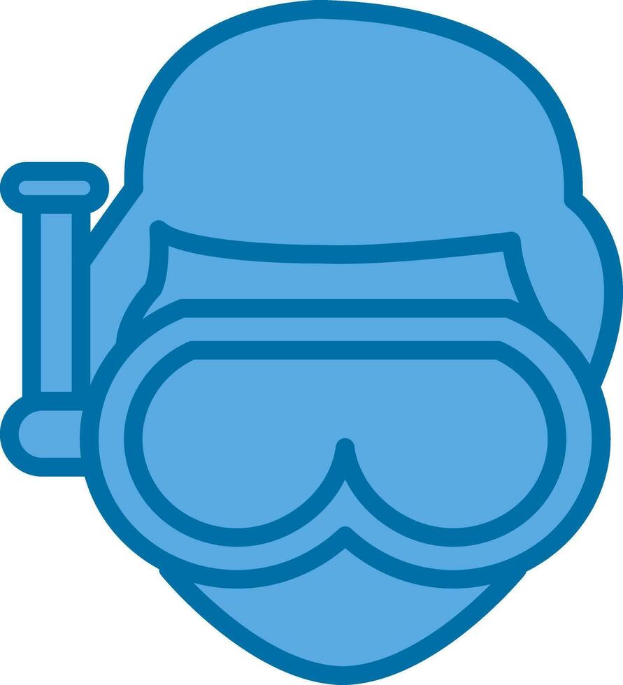 diseño de icono de vector de buceo