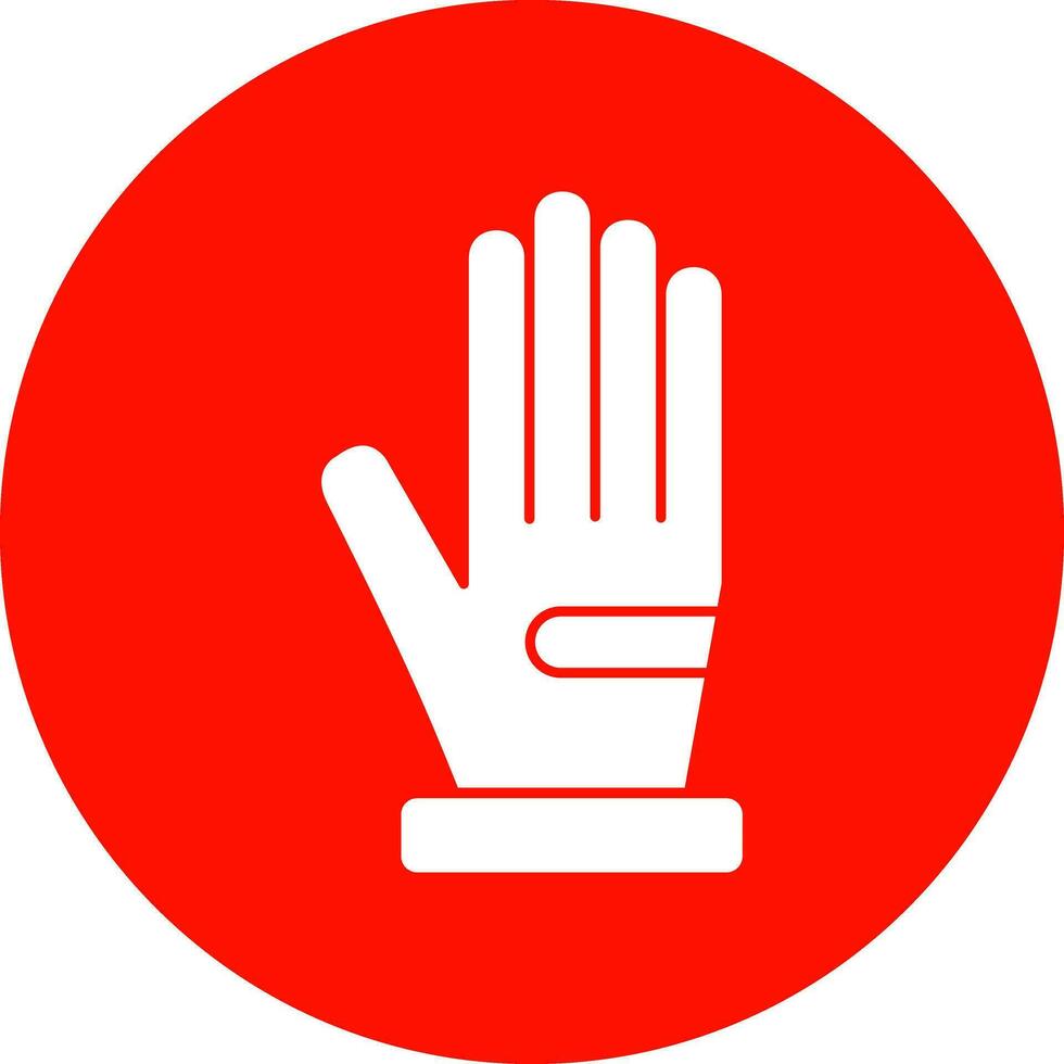 Glove Vector Icon Design