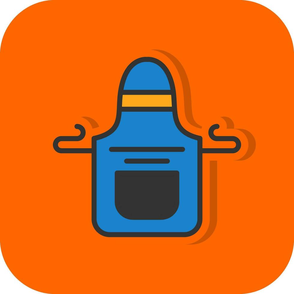 Apron Vector Icon Design