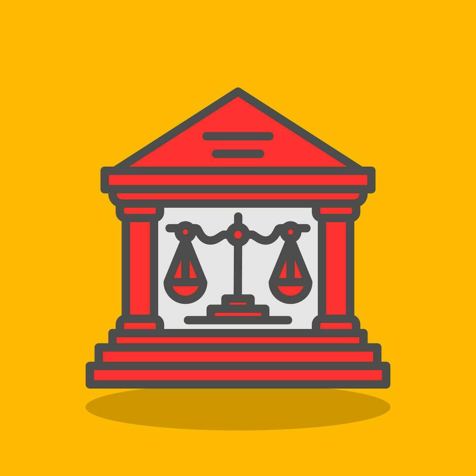 Supreme court Vector Icon Design