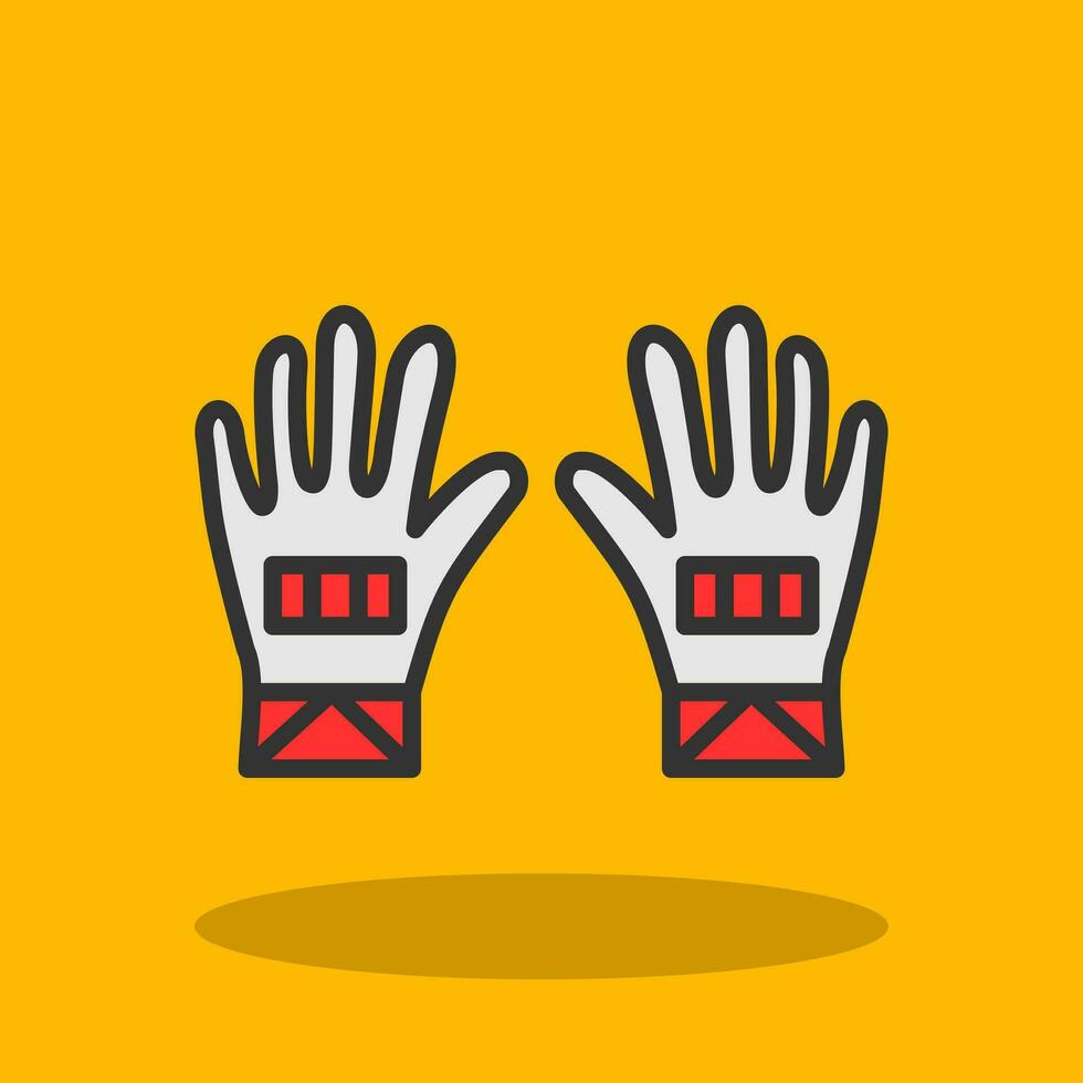 Gloves Vector Icon Design