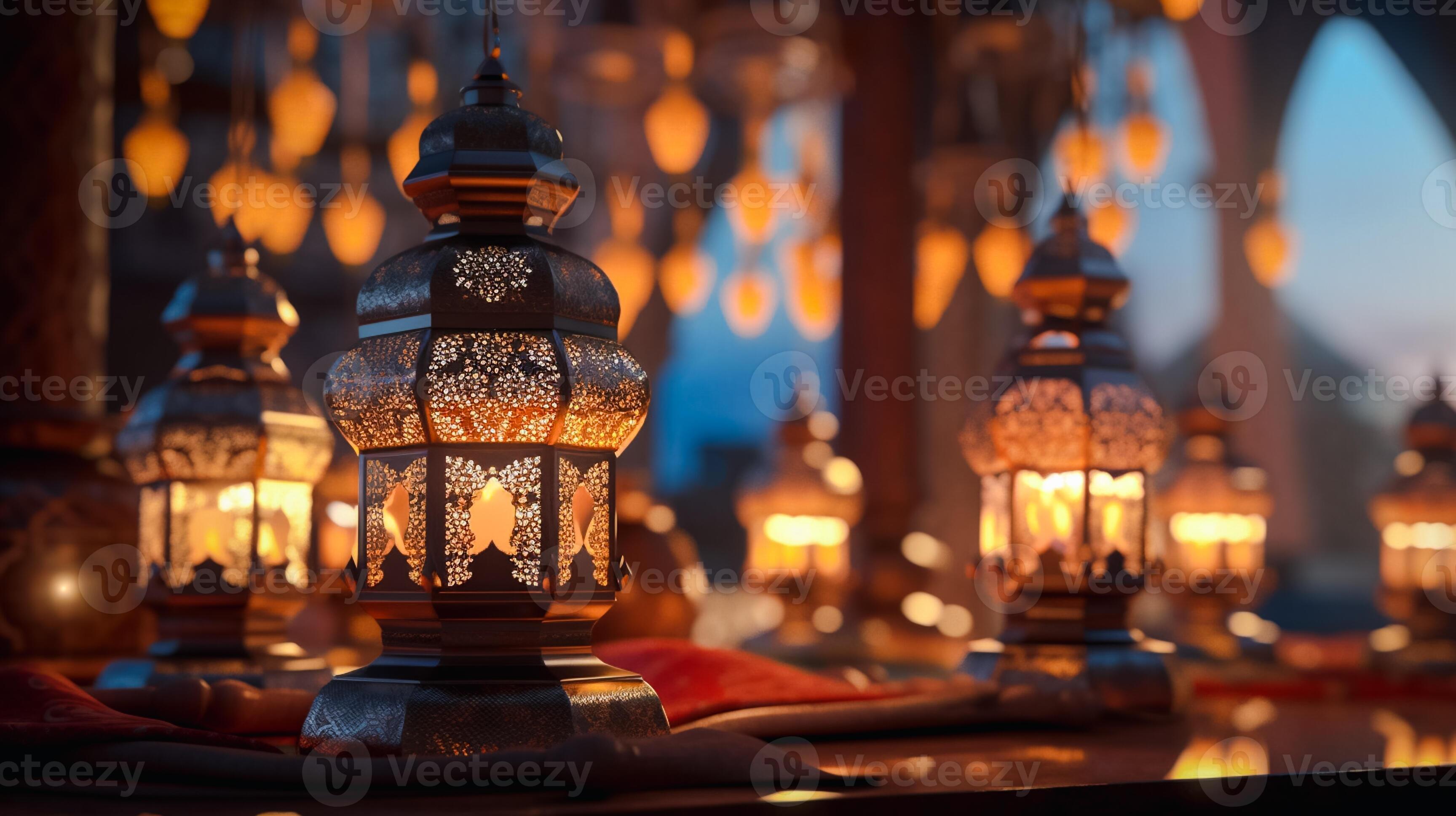 During month of Ramadan, Muslims decorate homes with brightly lit