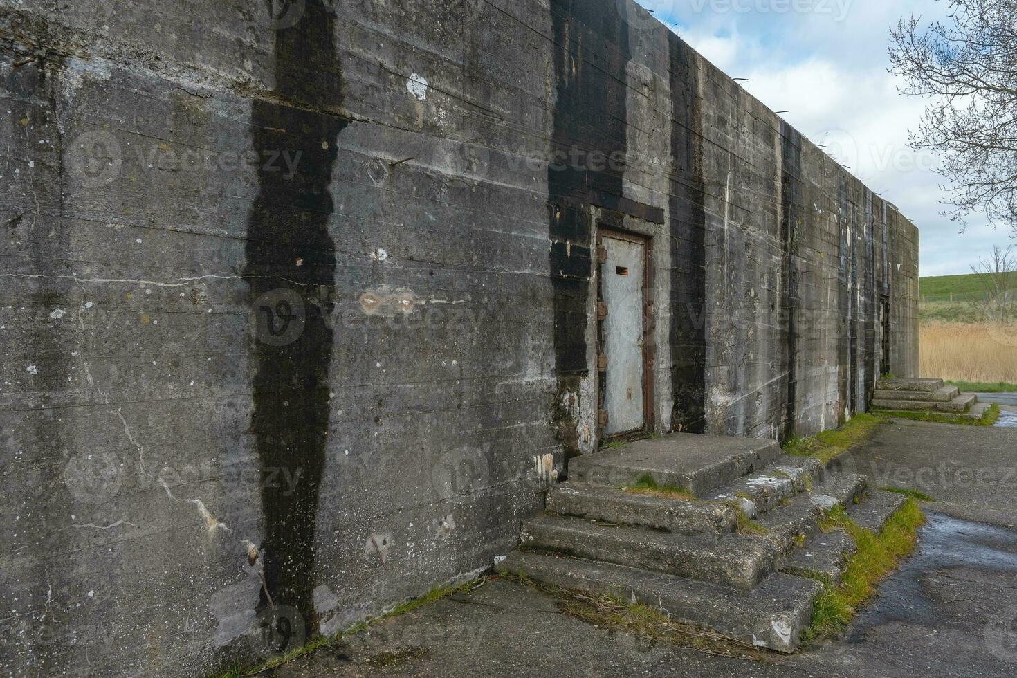 Battery Fiemel. German bunker from Word War Two. photo