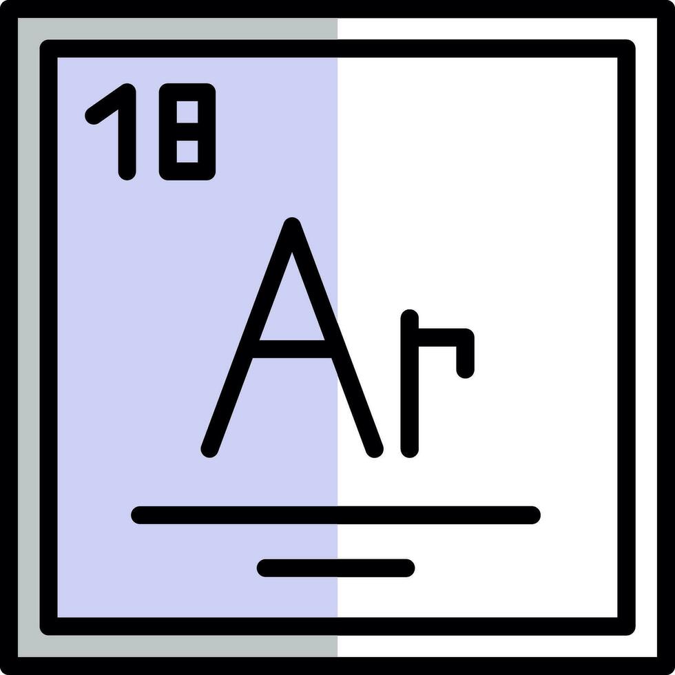 Argon Vector Icon Design