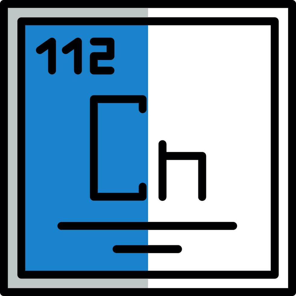 copernicium vector icono diseño