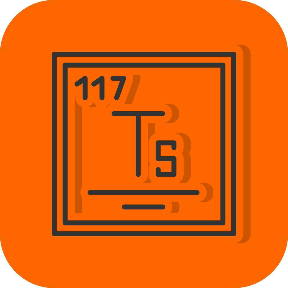 Tennessine Vector Icon Design