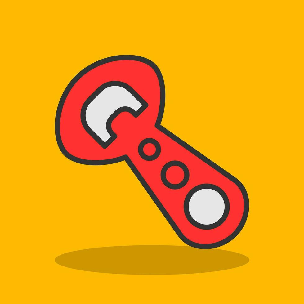 Bottle opener Vector Icon Design