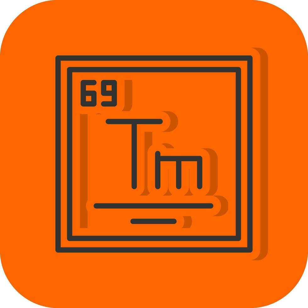 Thulium Vector Icon Design