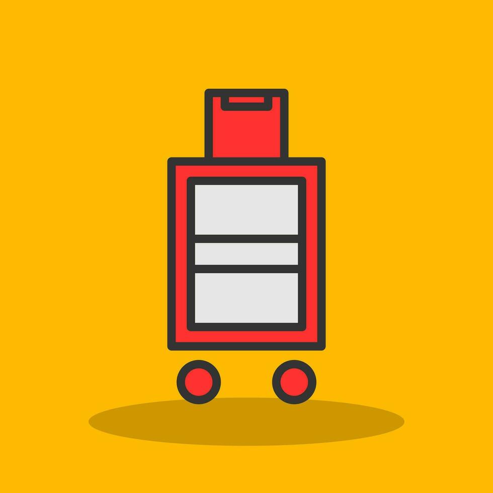 Luggage Vector Icon Design