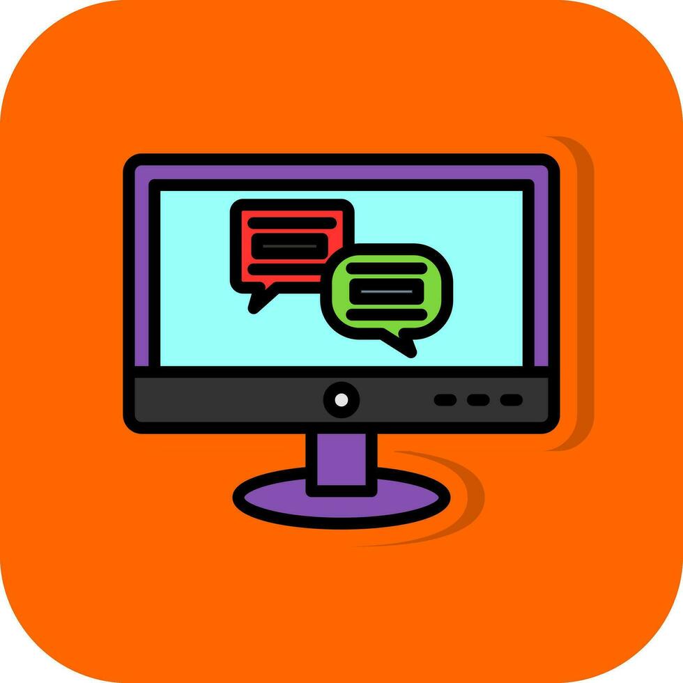 Conversation Vector Icon Design