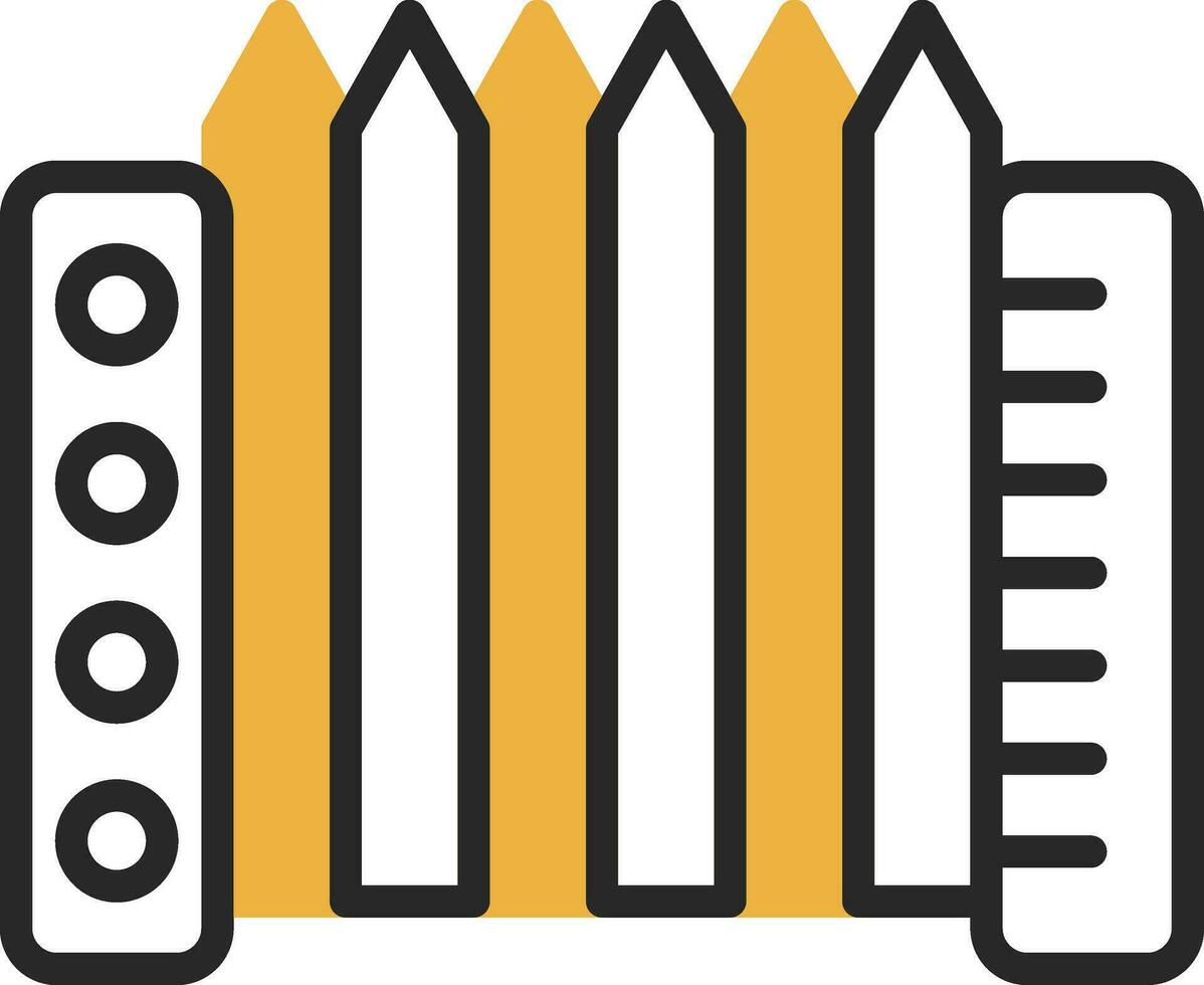 Accordion Vector Icon Design