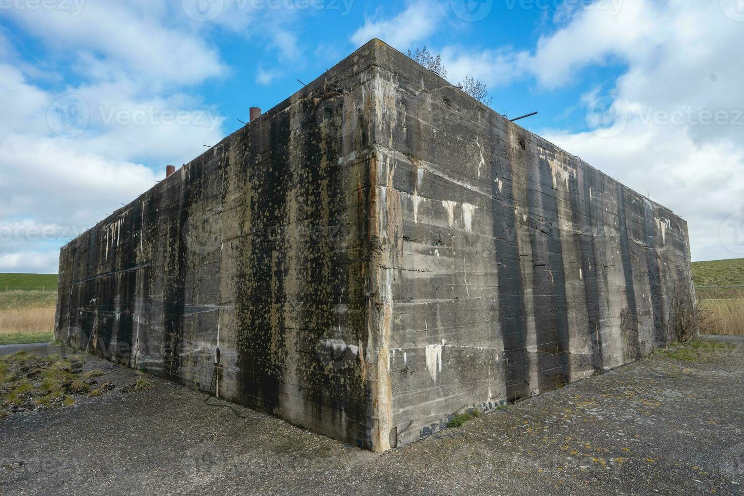 Battery Fiemel. German bunker from Word War Two. photo