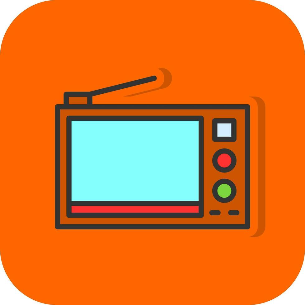 Television Vector Icon Design